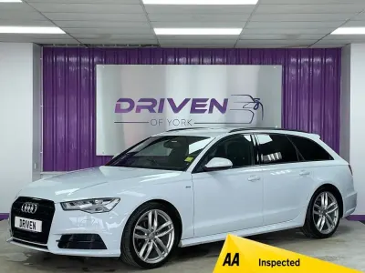 Used Audi A6 Black Edition 272 HP (200 kW) 2017 White Estate