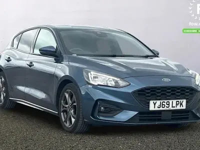 Used Ford Focus ST-Line 125 HP (91 kW) 2020 Blue Hatchback