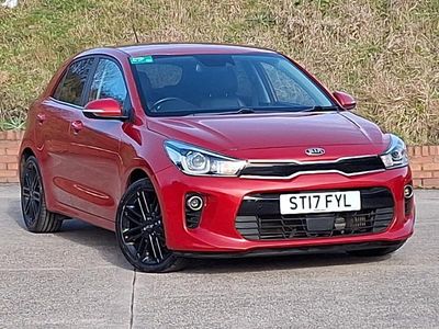 Used Kia Rio First Edition 2017 Red Hatchback