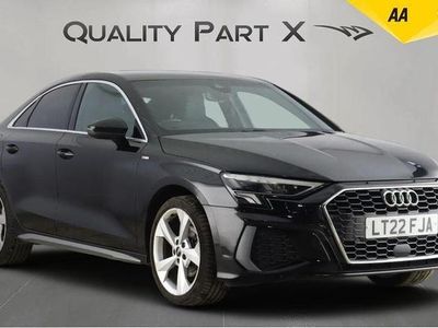 Used Audi A3 S-Line 110 HP (80 kW) 2022 Black Sedan