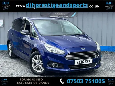 Used Ford S-MAX Titanium 150 HP (110 kW) 2016 Blue MPV