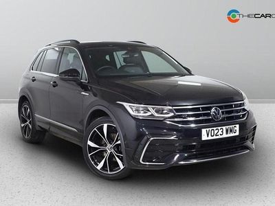 Black Used 2023 VW Tiguan R-line SUV | £26,275 (Fair price)
