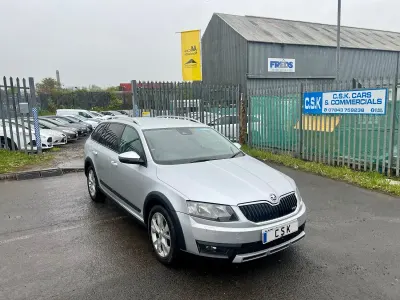 Used Skoda Octavia Scout 4x4 2015 Silver Estate