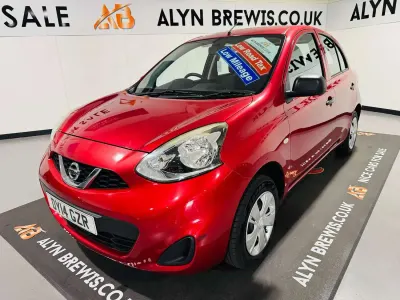 Used Nissan Micra Visia 80 HP (58 kW) 2014 Red Hatchback