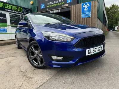 Used Ford Focus ST-Line X 182 HP (133 kW) 2018 Blue Hatchback