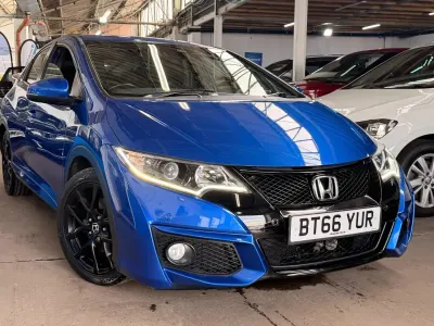 Used Honda Civic Sport 100 HP (73 kW) 2016 Blue Hatchback