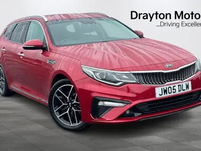 Used Kia Optima 136 HP (100 kW) 2019 Red Estate