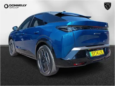 Used Peugeot e-3008 GT 152 kW (207 HP) 2024 Blue SUV