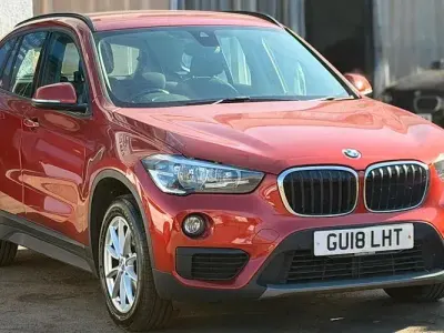 Used BMW X1 140 HP (102 kW) 2018 Orange SUV