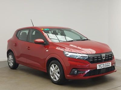 Red Used 2021 Dacia Sandero Comfort Hatchback | £9,498 (Fair price)