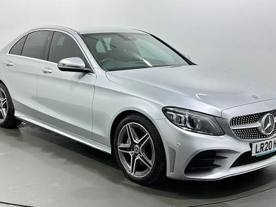 Used Mercedes C220 AMG line 194 HP (142 kW) 2019 Silver Sedan