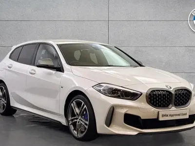 Used BMW M135 M Sport 302 HP (222 kW) 2021 White Hatchback