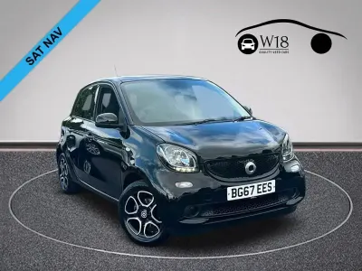 Used Smart ForFour Premium 90 HP (66 kW) 2017 Black Hatchback