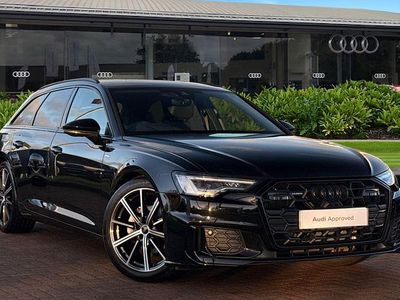 Black Used 2025 Audi A6 Black Edition Estate | £43,250 (Expensive)