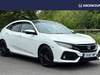 Used Honda Civic Sport Plus 182 HP (133 kW) 2018 White Hatchback