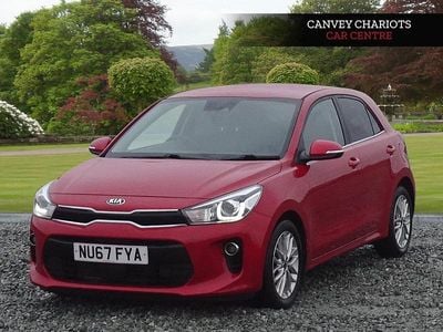 Used Kia Rio 2017 Red Hatchback