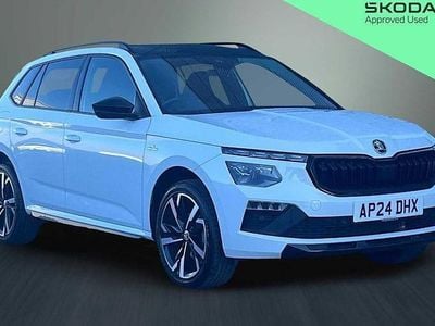 Used Skoda Kamiq Monte Carlo 116 HP (85 kW) 2024 Moon white SUV