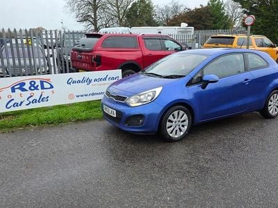 Blue Used 2013 Kia Rio Hatchback | £3,495 (Fair price)