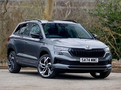 Used Skoda Karoq SportLine 150 HP (110 kW) 2024 Grey SUV