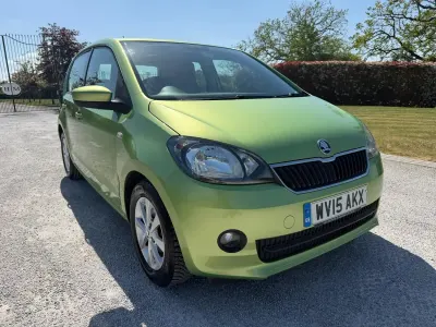 Used Skoda Citigo Elegance 75 HP (55 kW) 2015 Green Hatchback