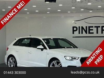 Used Audi A3 Sportback S-Line 150 HP (110 kW) 2017 White Hatchback