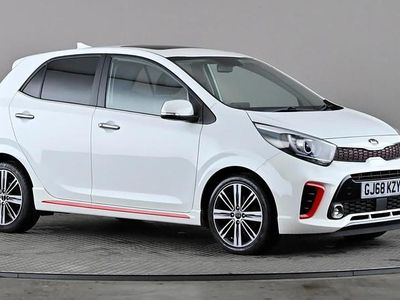 Used Kia Picanto GT-Line S 99 HP (72 kW) 2018 White Hatchback