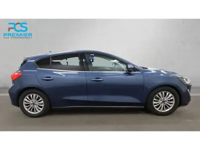 Used Ford Focus Titanium 2020 Blue Hatchback