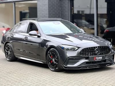Grey Used 2024 Mercedes C220 AMG Line Premium Plus Sedan | £37,950