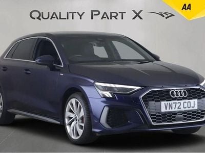 Blue Used 2022 Audi A3 Sportback e-tron S-Line Hatchback | £16,498 (Fair price)