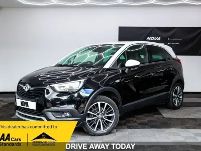 Used Vauxhall Crossland X Elite 110 HP (80 kW) 2019 Black SUV
