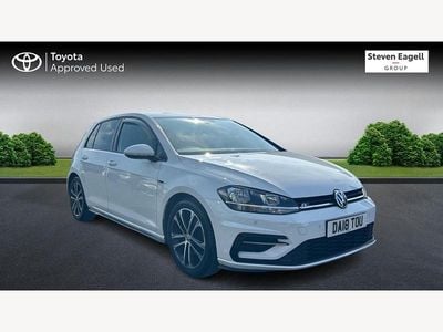 Used VW Golf VII R-line 2018 White Hatchback