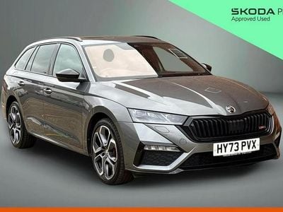 Used Skoda Octavia vRS 241 HP (177 kW) 2023 Grey Estate