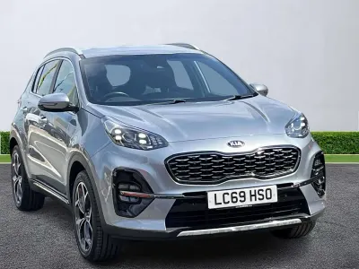 Used Kia Sportage GT-Line 174 HP (127 kW) 2019 Silver SUV