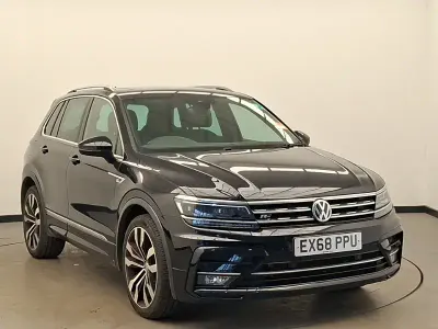 Begagnad VW Tiguan R-line 150 HK (110 kW) 2018 Svart SUV