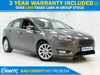 Used Ford Focus Titanium 125 HP (91 kW) 2015 Grey Hatchback