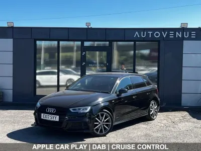 Used Audi A3 Sportback Black Edition 150 HP (110 kW) 2017 Black Hatchback