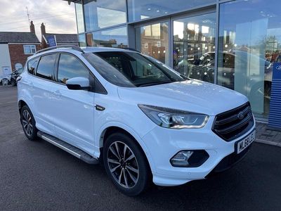White Used 2018 Ford Kuga ST-Line SUV | £12,495 (Fair price)