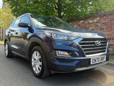 Używany Hyundai Tucson SE 115 KM (84 kW) 2021 Niebieski SUV