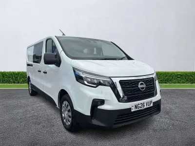 New Nissan Primastar Acenta 130 HP (95 kW) 2026 Glacier white MPV
