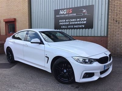 used BMW 418 Gran Coupé 4 SERIES GRAN COUPE 2.0 D M SPORT 4d 148 BHP *FMDSH *ZERO DEPO FINANCE *1 OWNER