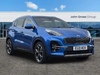 Used Kia Sportage GT-Line 136 HP (100 kW) 2021 Blue SUV