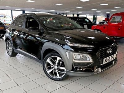 Ultra black Used 2018 Hyundai Kona Premium SUV | £9,989 (Fair price)