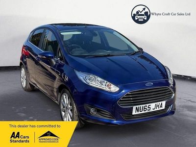 Usado Ford Fiesta Titanium 2015 Azul Citadino