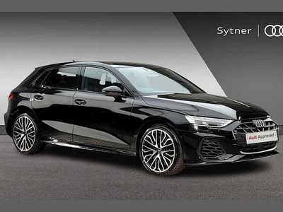 Ny Audi S3 Sportback Black Edition 333 HK (244 kW) 2026 Svart Halvkombi