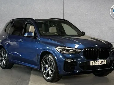 Used BMW X5 M Sport 261 HP (191 kW) 2020 Blue SUV