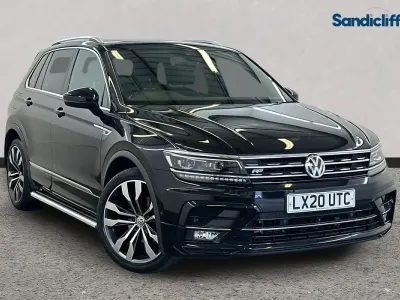 Second-hand VW Tiguan R-line 150 CP (110 kW) 2020 Negru SUV