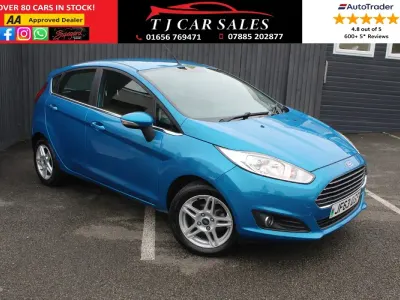 Used Ford Fiesta Zetec 2014 Blue Hatchback