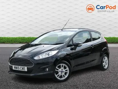 Used Ford Fiesta Zetec 82 HP (60 kW) 2015 Black Hatchback