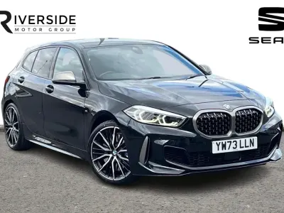 Used BMW M135 Comfort Edition 306 HP (225 kW) 2024 Black sapphire Hatchback