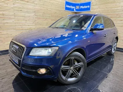 Used Audi Q5 S-line plus 245 HP (180 kW) 2015 Blue SUV
